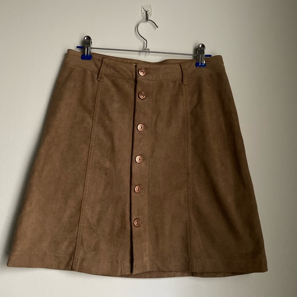 Dresses & Skirts - Suede Mini Skirt